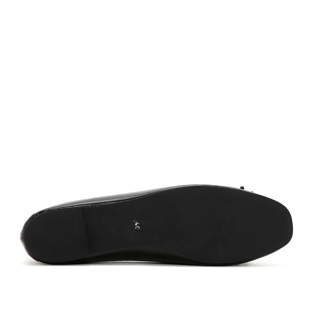 Ballerines en cuir noir