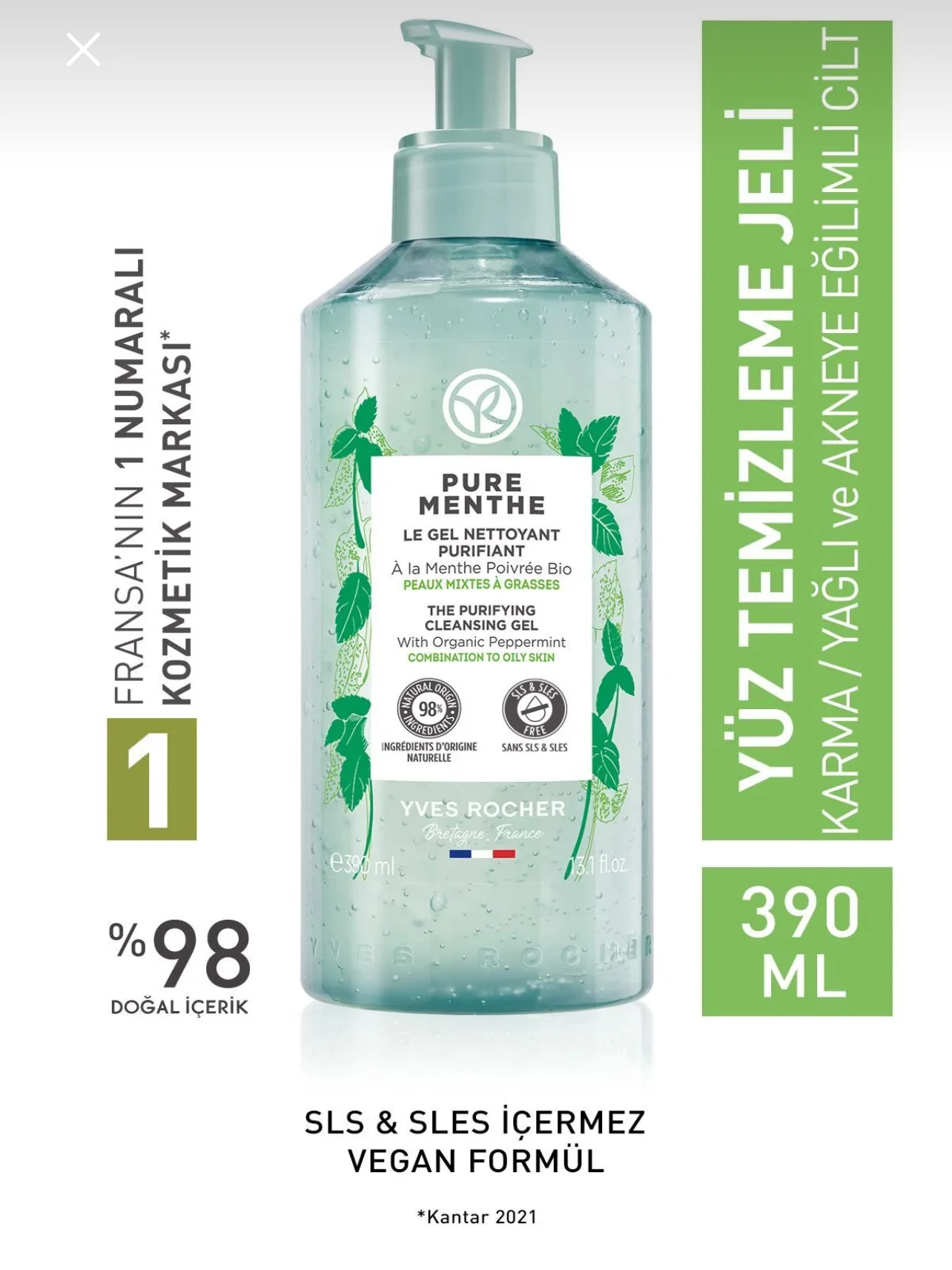Yves Rocher Pure Menthe Prébiotique
