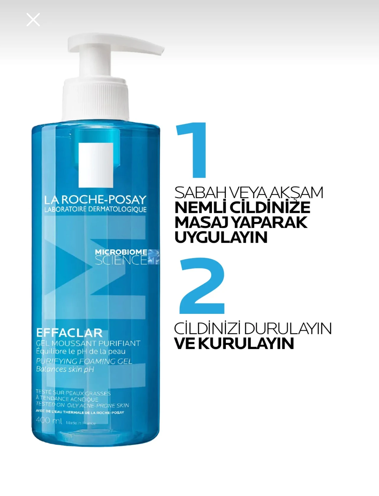 La Roche-Posay Effaclar Gel Moussant Purifiant (400 ml)