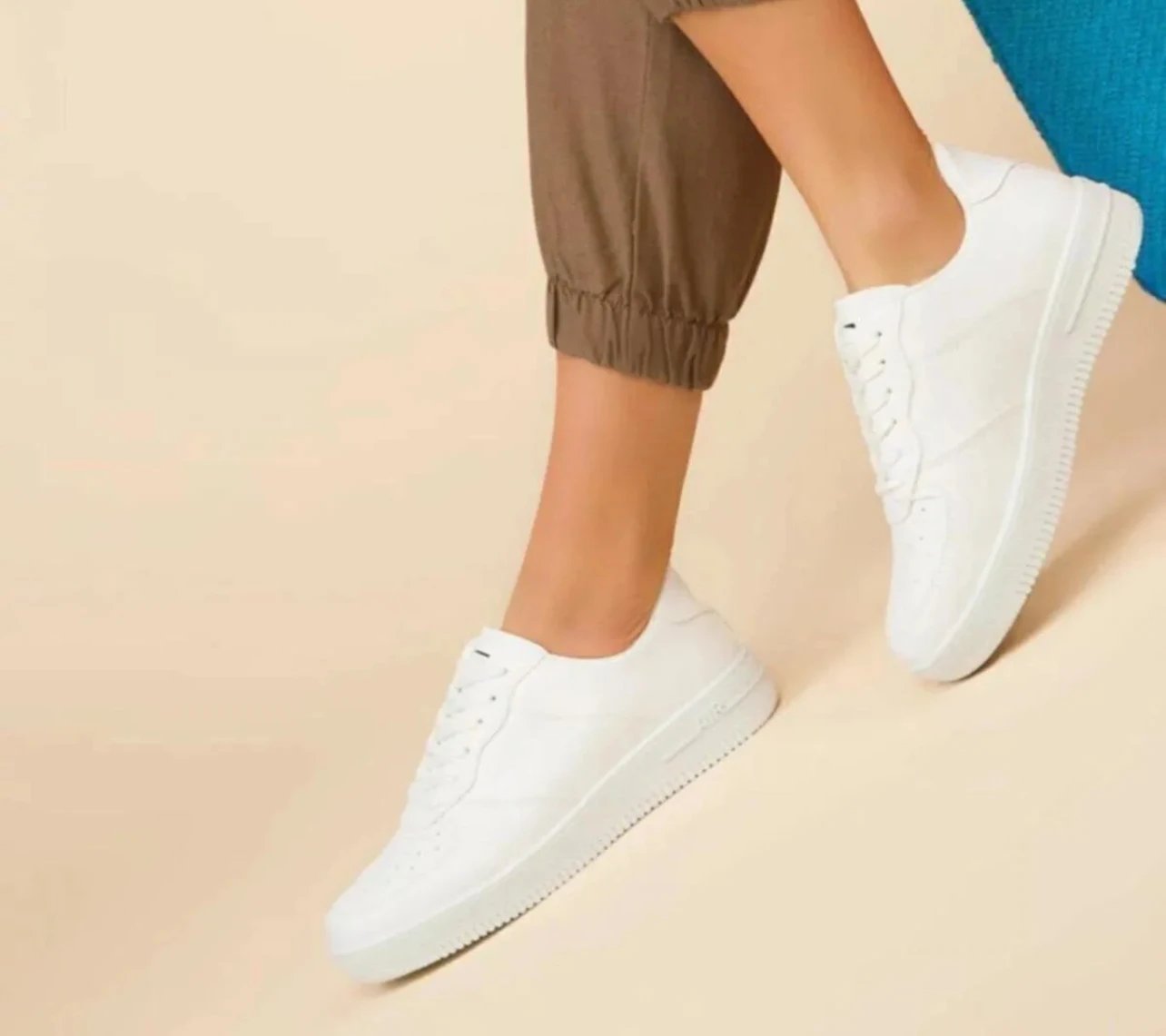 HAKKE - Sneakers Blanches pour Femme
