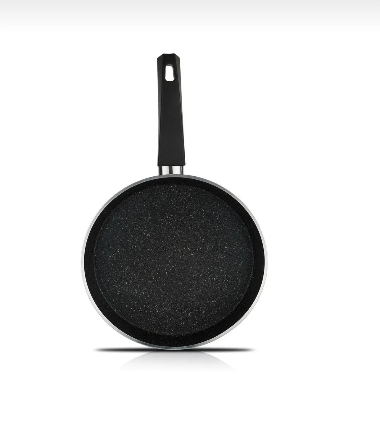 Set de 12 pièces de casseroles et poêles en granit antiadhésif.