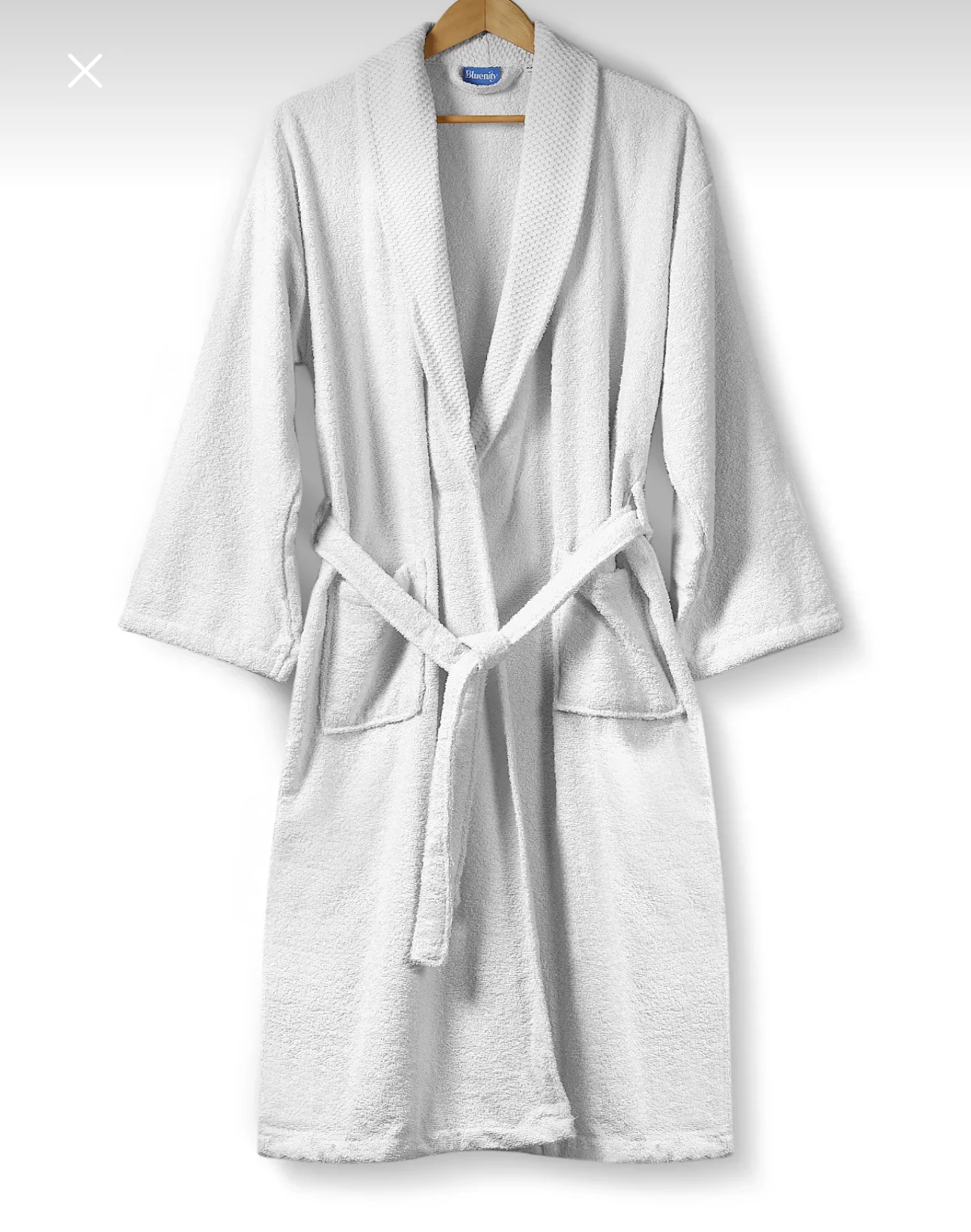 Peignoir en coton naturel extra doux