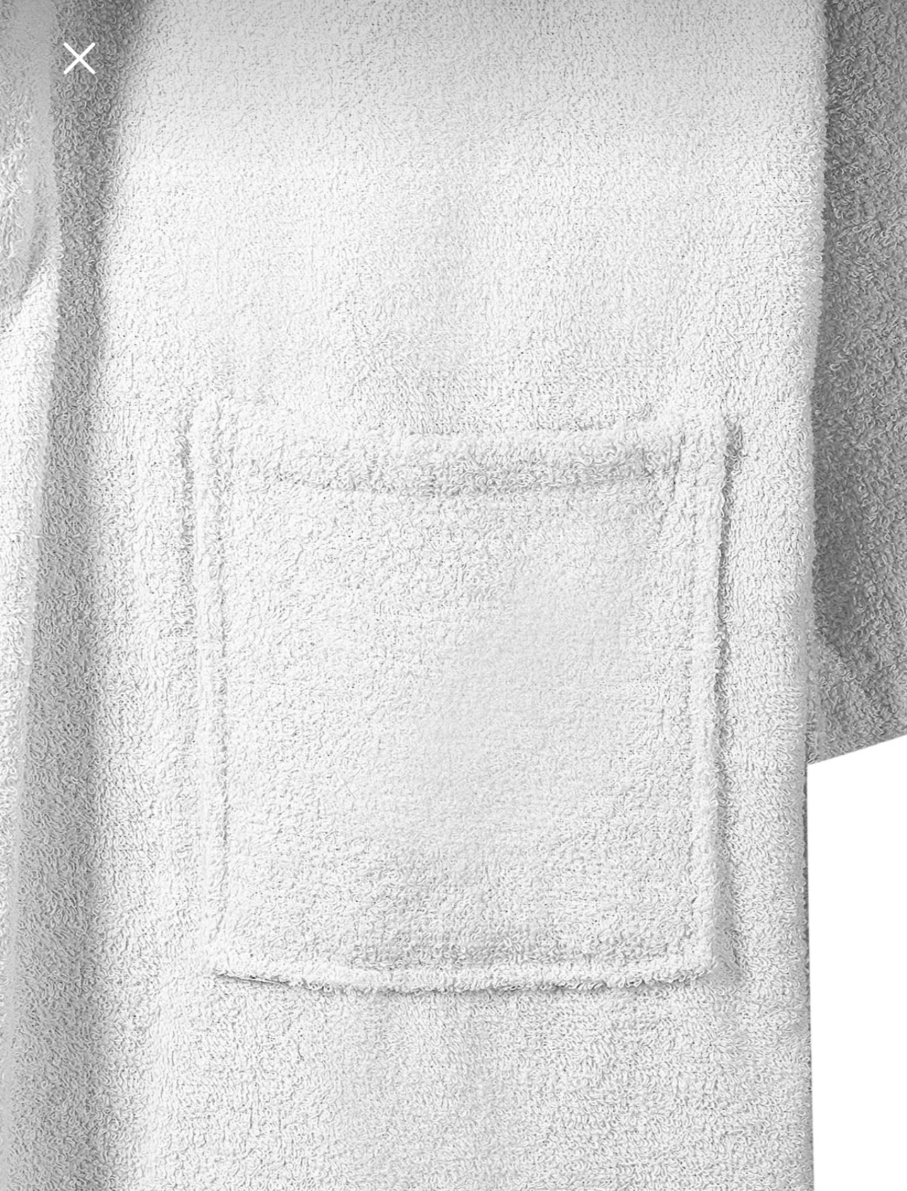 Peignoir en coton naturel extra doux