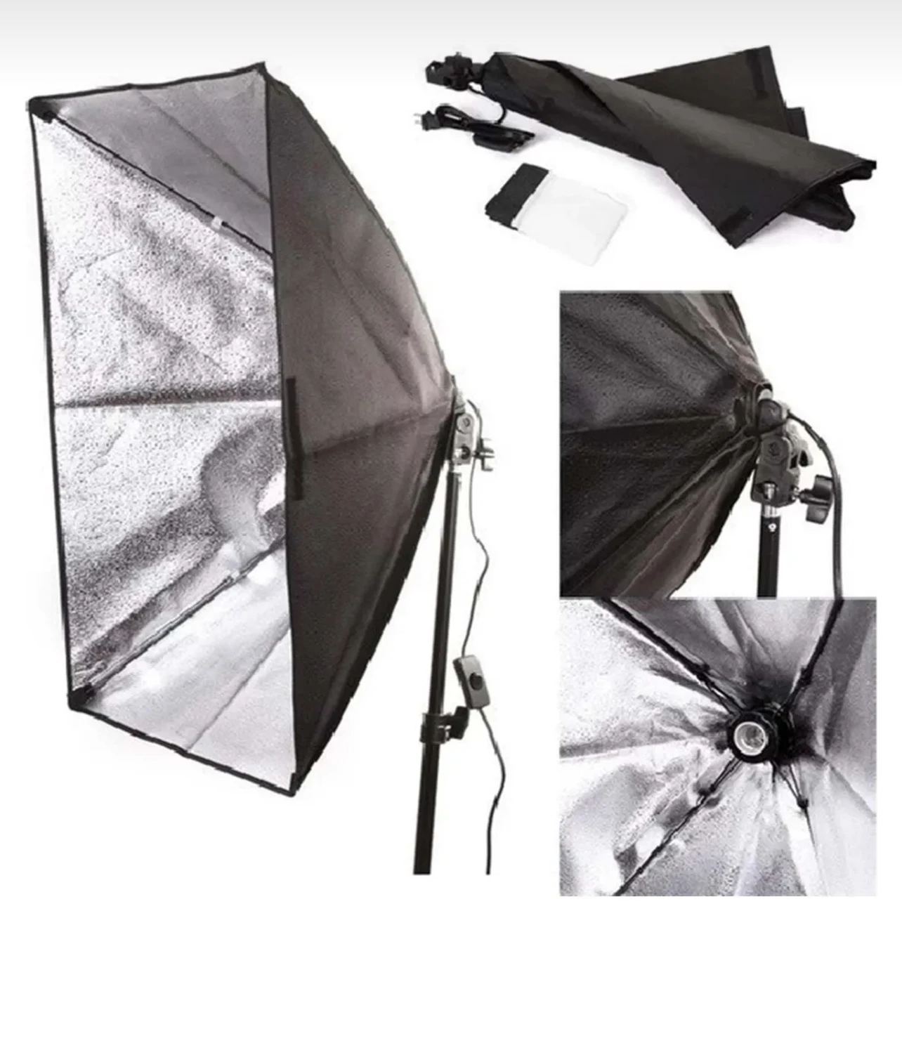 Kit d'Éclairage Continu Softbox DP (2 unités)